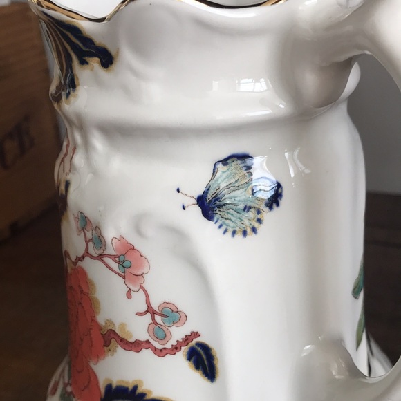 Vintage James Kent Old Foley “Eastern Glory” Pitcher Vase Scalloped Rim - Picture 8 of 8